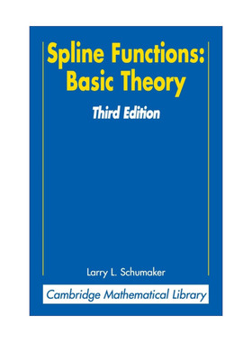 英文原版 Spline Functions Basic Theory 样条函数基本理论 剑桥数学图书馆系列 英文版 进口英语原版书籍