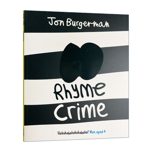 英文原版 Rhyme Crime 押韵的文字游戏 Jon Burgerman 幽默韵文绘本 英文版 进口英语原版书籍儿童图书