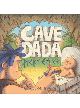 英文原版 Cave Dada Picky Eater 洞穴里的爸爸2 精装绘本 爸爸讲故事 英文版 进口英语原版书籍