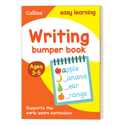 英文原版 Collins Easy Learning KS1 Writing Bumper Book Ages 3-5 柯林斯轻松学幼儿英语写作练习册3-5岁 英文版 进口英语书