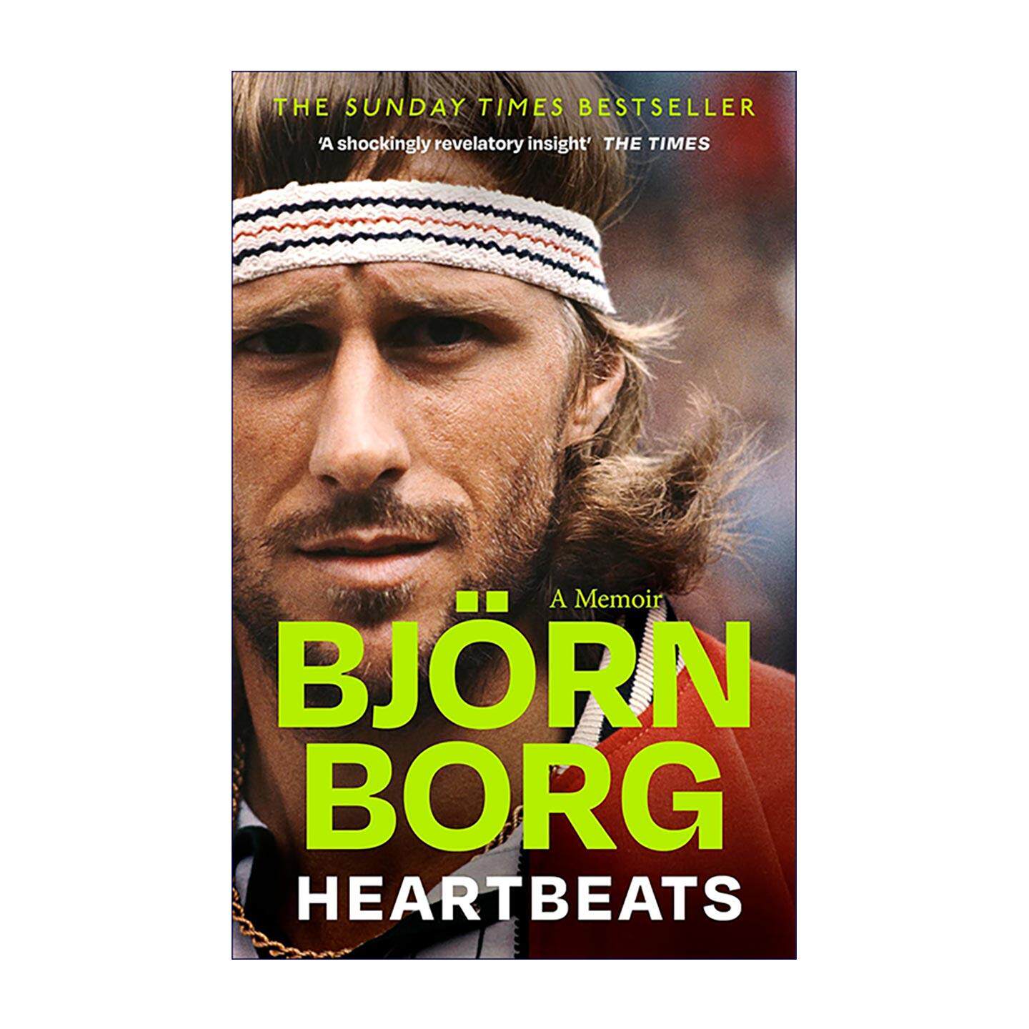 英文原版 Heartbeats 心跳 网球大满贯 比约?博格自传回忆录 Bj?rn Borg 英文版 进口英语原版书籍
