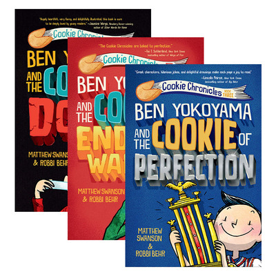 英文原版 Ben Yokoyama and the Cookie 饼干编年史1-3册 精装 英文版 进口英语原版书籍