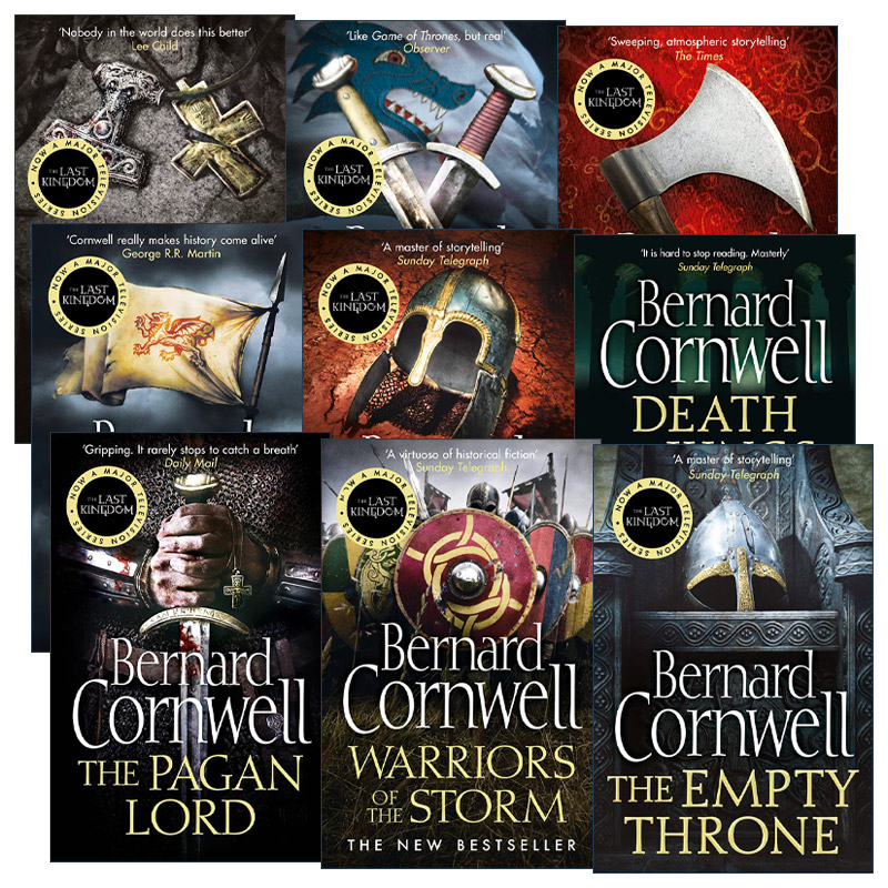 英文原版 The Saxon Chronicles Series 撒克逊传说系列1-9册 孤国春秋英剧原著 伯纳德康沃尔 英文版 进口英语原版书籍