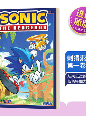 英文原版 Sonic The Hedgehog Vol 1 Fallout 刺猬索尼克第一卷 余波 音速小子 英文版卡通动漫系列 进口英语原版书籍儿童图书