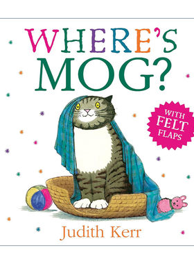 英文原版 Where's Mog 小猫莫格在哪里 儿童趣味纸板书 朱迪斯·克尔经典故事 英文版 进口英语原版书籍