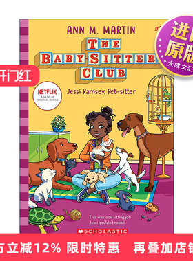 英文原版 The Baby-sitters Club 22 Jessi Ramsey Pet-sitter 保姆俱乐部小说22 英文版 进口英语原版书籍