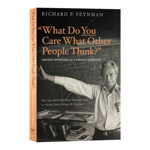 英文原版 What Do You Care What Other People Think 你干吗在乎别人怎么想 诺贝尔物理学奖得主理费曼 英文版 进口英语原版书籍
