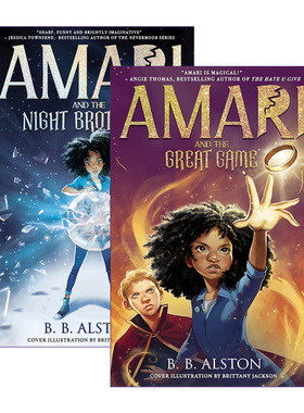 英文原版 Amari 阿玛瑞系列2册 黑夜兄弟 伟大游戏 英文版 进口英语原版书籍