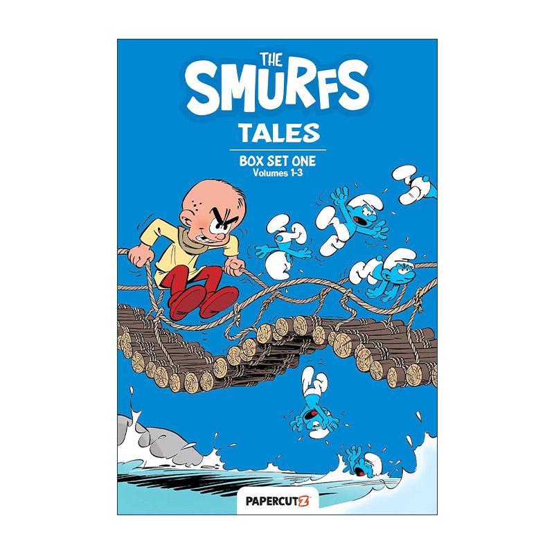 英文原版 The Smurfs Tales Boxset 蓝精灵故事1-3册盒装 英文版 进口英语原版书籍