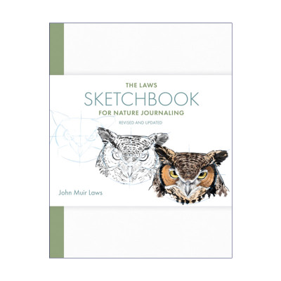 英文原版 The Laws Sketchbook for Nature Journaling 自然日志的法律素描本 速写 写生 绘画技巧指南 John Muir Laws 进口书籍