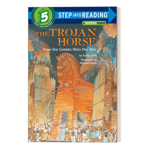 英文原版 Step Into Reading 5 - The Trojan Horse How the Greeks Won the War 特洛伊木马 希腊人如何赢得战争 进口英语书籍