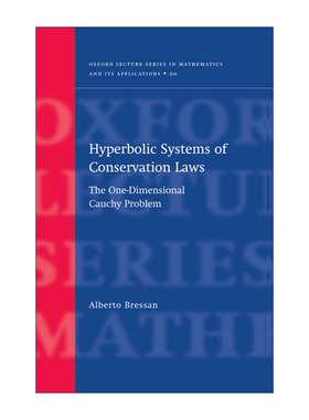 英文原版 Hyperbolic Systems of Conservation Laws 双曲系统守恒定律 一维Cauchy问题 牛津数学及应用讲座系列 精装 进口书籍