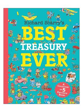 英文原版 Richard Scarry’s Best Treasury Ever 理查德斯凯瑞经典故事精选集 精装 英文版 进口英语原版书籍