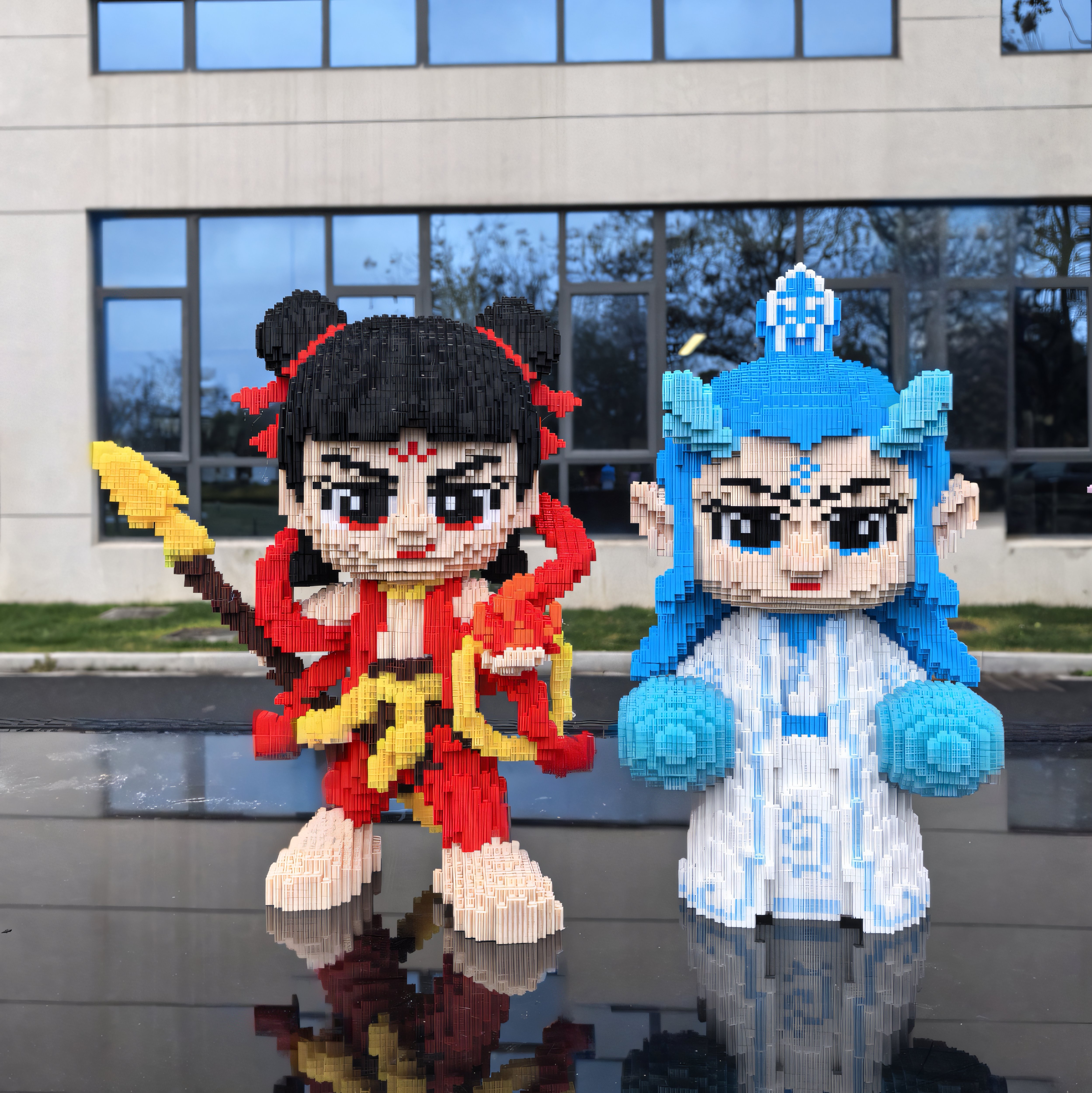 正版嗨彩拼授权国潮敖丙哪吒拼装积木高难度成人收藏 儿童礼物