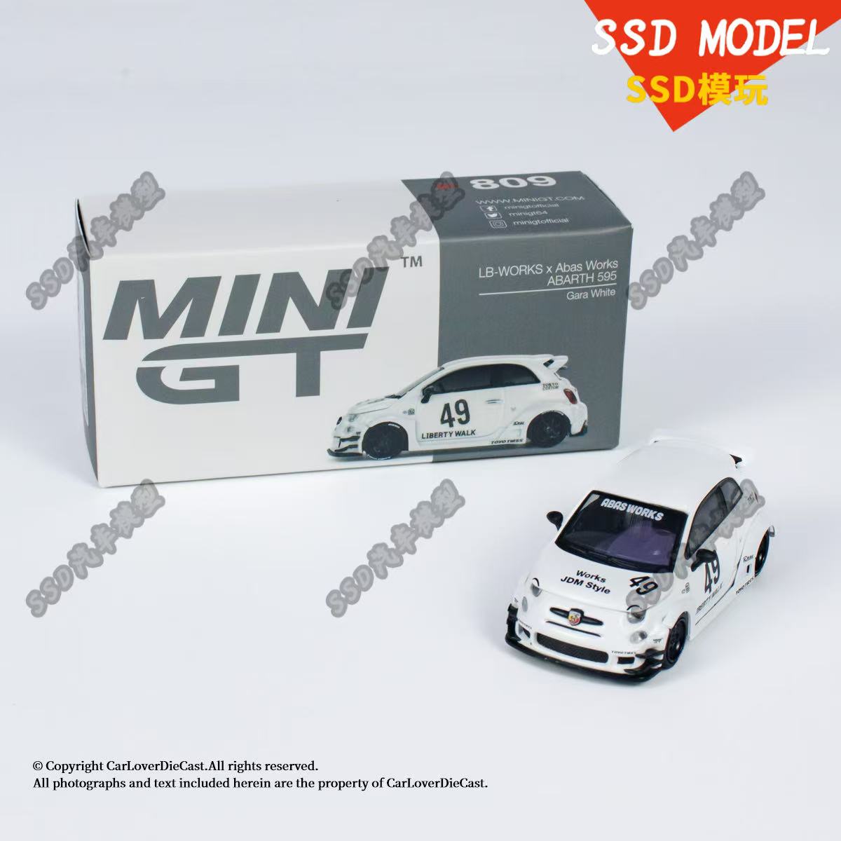 MINIGT164阿巴斯合金汽车模型