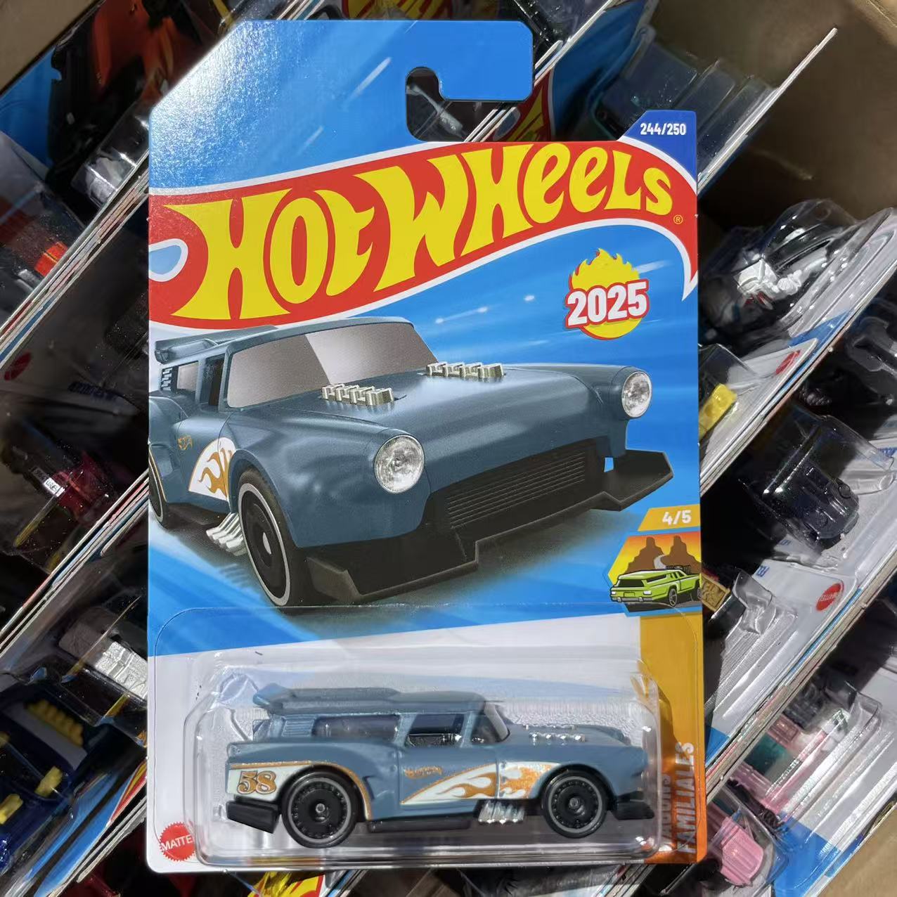 244#2025N 风火轮HOTWHEELS GONE MAD 改装旅行车男孩儿童玩具车