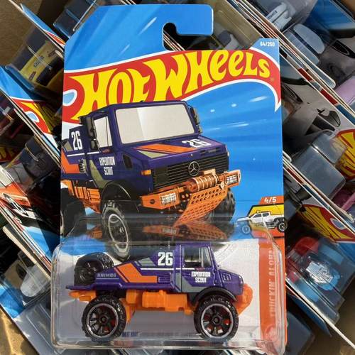 新款64#2026C 风火轮HOTWHEELS 乌尼莫克男孩儿童玩具车生日礼物