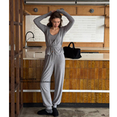 束脚裤 吊带背心三件套装 Modal 欧美柔软莫代尔休闲开衫 Pants Set