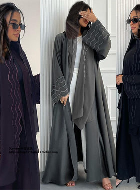 大摆裙刺绣绣花连衣裙东南亚长裙