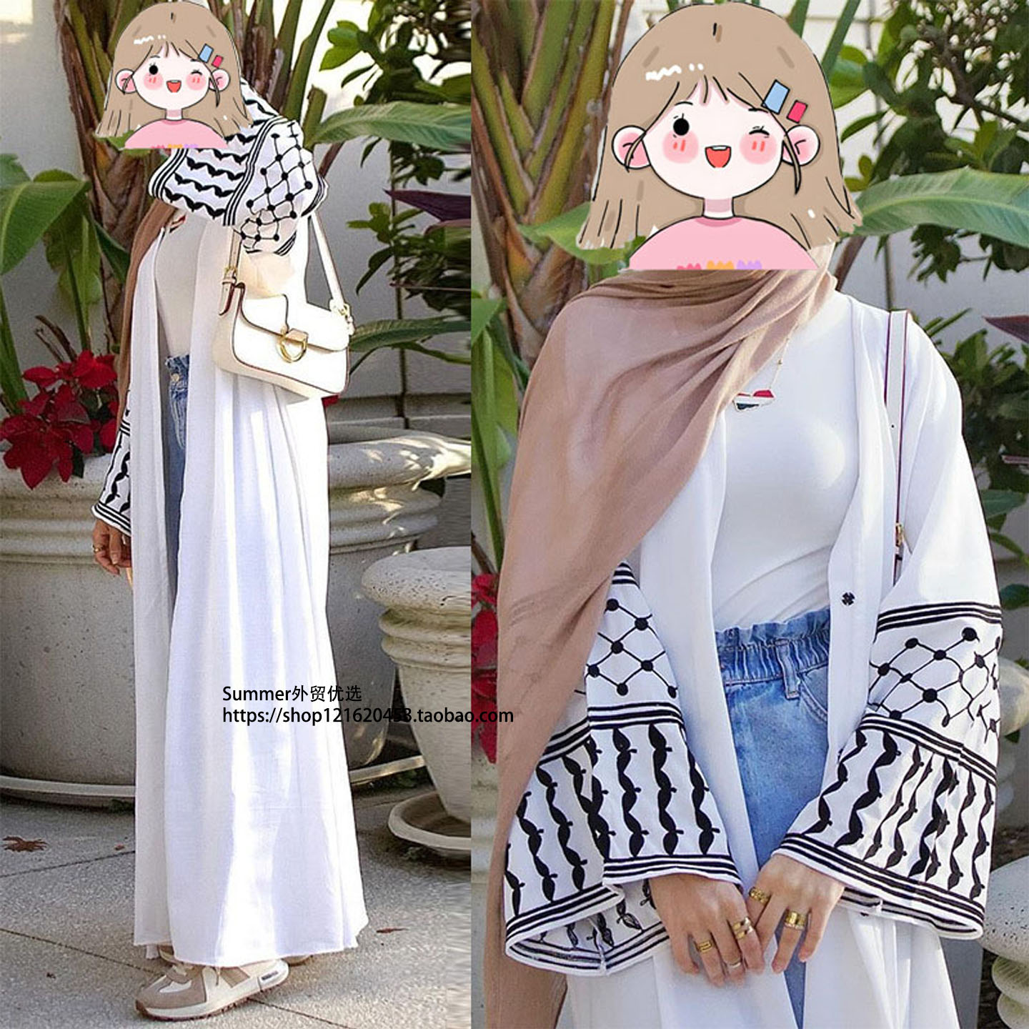 东南亚大摆裙高密冰丝皱绣花长袍