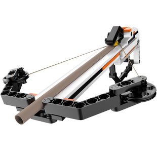 天积十字弓弩箭模型可发射子弹拼装玩具积木男孩子益智儿童礼物