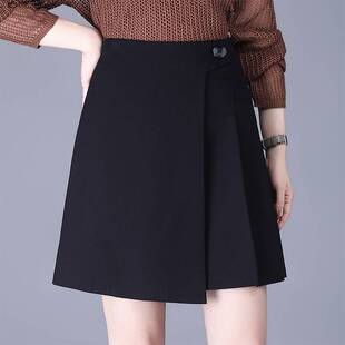 专柜品牌不规则半身裙女2026春夏高腰显瘦小个子a字短裙防走光休