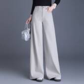 阔腿裤 气质显瘦垂感长裤 2026春季 高腰宽松大脚裤 新季 专柜品牌女裤