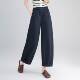 2026年春季 直筒裤 新款 宽松女装 休闲裤 专柜品牌松紧高腰阔腿裤