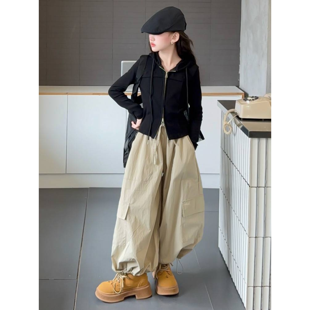 专柜品牌女童秋装套装2025新款女大童春秋季休闲卫衣儿童工装裤时