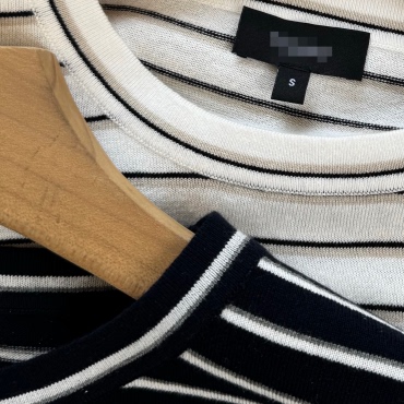 【老客入！大厂】5-7天发 女士 春夏纯棉条纹针织短袖上衣SDYB141