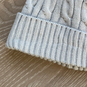 【老客入！大厂】1-2周发 女 刺绣小马棉针织冷帽围巾套装SDYA831