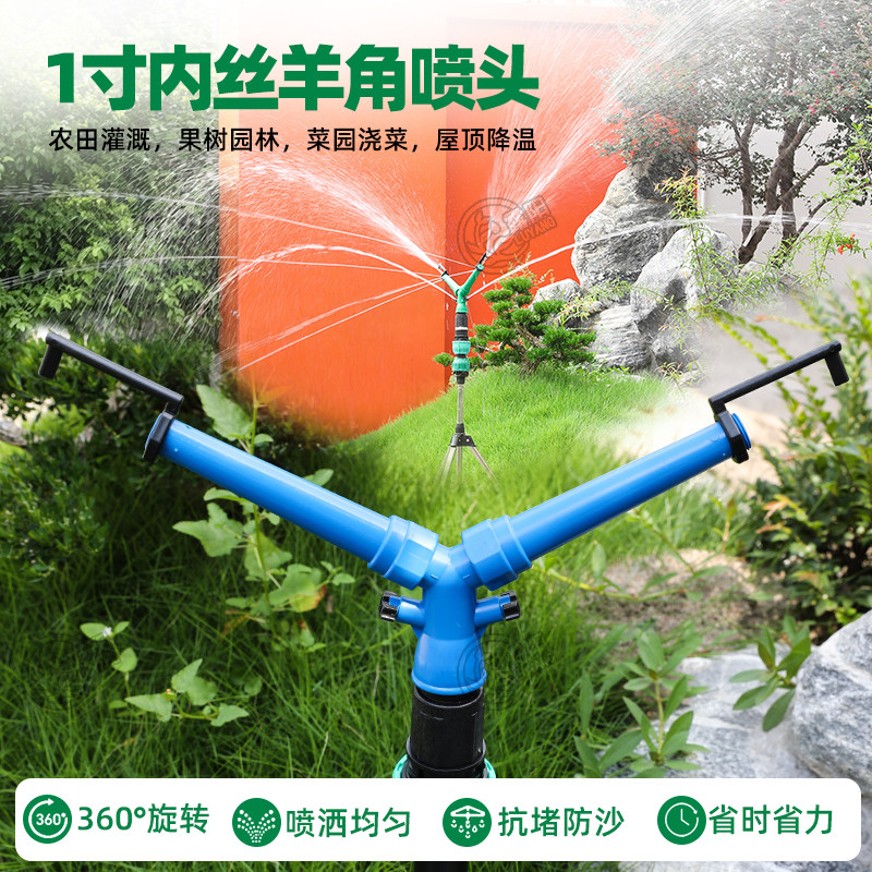 360°自动旋转1寸雾化喷头
