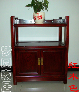 厂仿红木实木茶几花梨木小茶几茶桌储物柜榆木餐边柜老榆木茶水柜