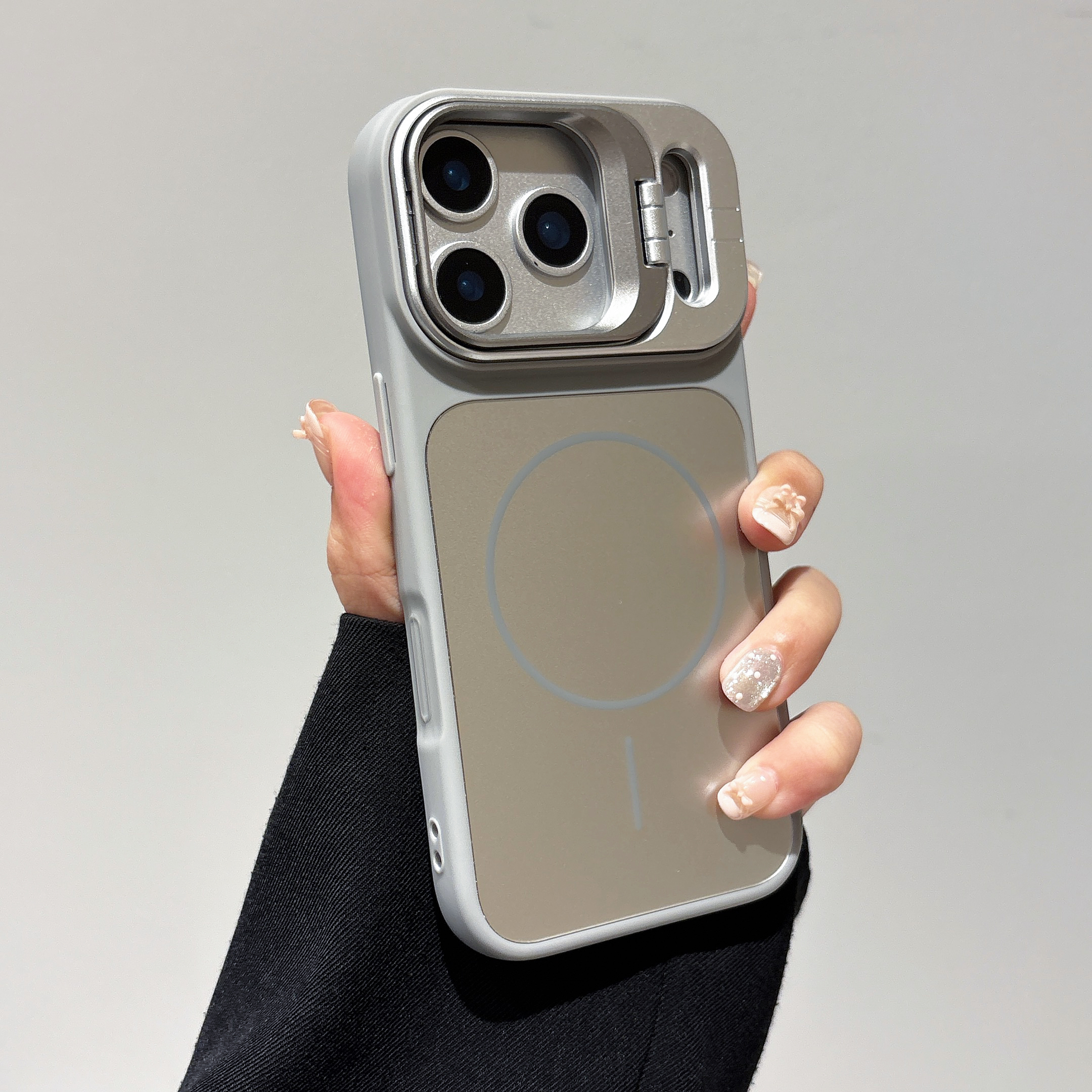 隐形镜头支架磁吸手机壳新款防摔