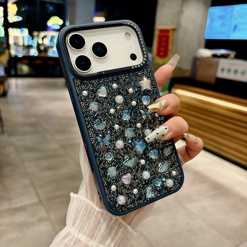 奢华满天星DIY闪钻硅胶手机壳