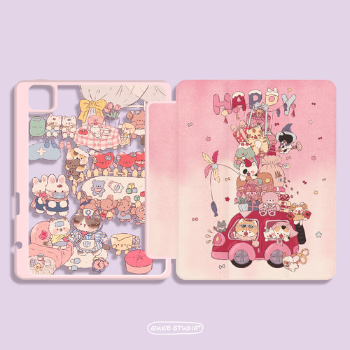 趣壳原创苹果ipad带笔槽保护套