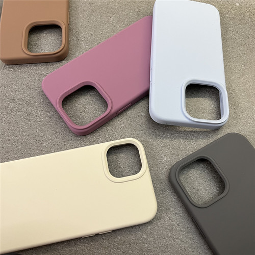 趣壳真液态硅胶苹果简约