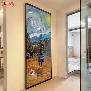 谷仓门吊轨门定制彩雕门镜子推拉门卫生间厨房带锁书架移门幽灵门