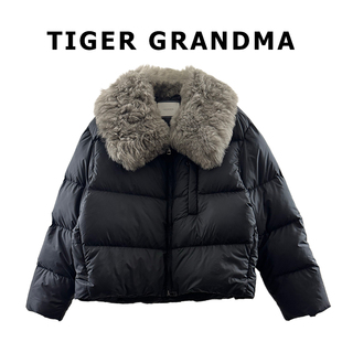 大奇TG 暖的很有质感-羊羔毛大毛领（可拆卸）新国标白鸭绒羽绒服