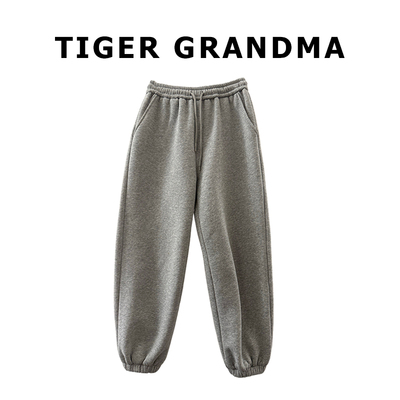 大奇TG【白开水卫裤】平淡无奇但好像天天穿-加绒缩口宽松卫裤