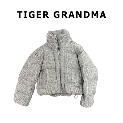 大奇TG 女士灰色短款羽绒服