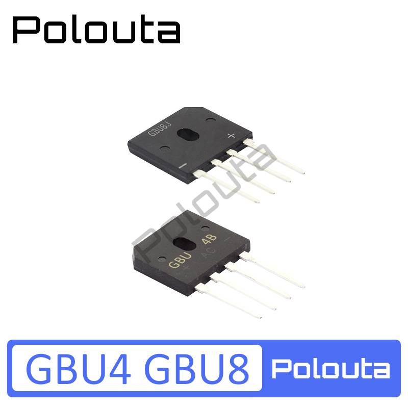 gbu8j gbu8k gbu4b gbu4a/d/j/k/m 桥式整流器 4脚扁桥 polouta