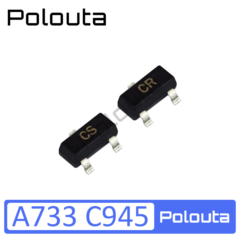 2SC945 C945 CS 2SA733 A733 CR SOT23 NPN贴片晶体三极管Polouta