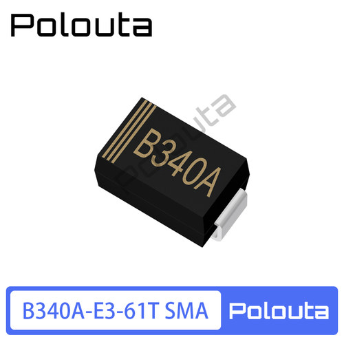 POLOUTA B340A B34A DO-214AC B340A-E3-61T SMA 肖特基二极管