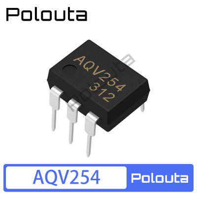 AQV254 DIP-6 常开光耦固态继电器 Polouta