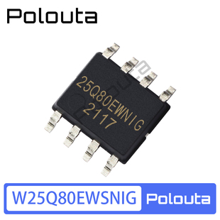 贴片 W25Q80EWSNIG SOIC-8 1.8V 8M-bit串行闪存芯片 Polouta
