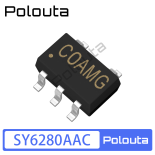 SY6280AAC 丝印CO SOT-23-5 低损耗配电开关器件芯片 Polouta