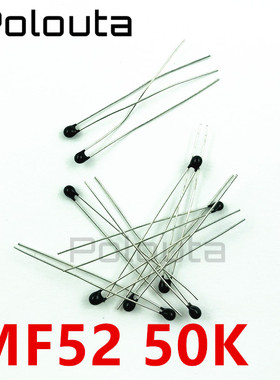 Polouta 热敏电阻 MF52-50KJ NTC-MF52AT 503 5％精度 B值:3950