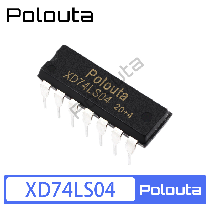 Polouta反相器 XD74LS04 DIP-14-封面