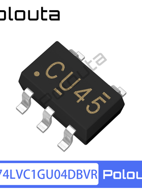贴片 SN74LVC1GU04DBVR SOT-23-5 单路反相门逻辑芯片 Polouta